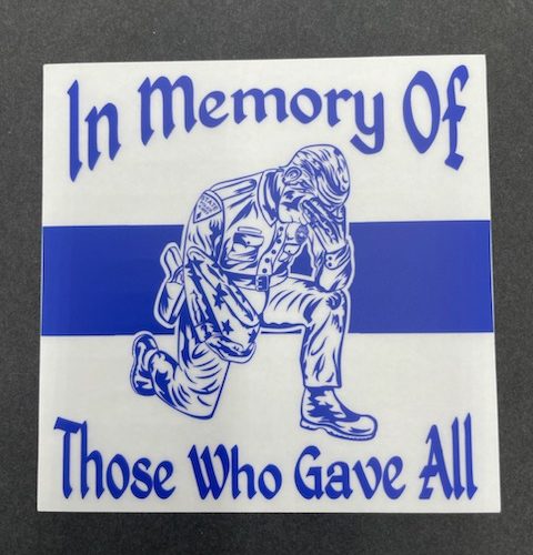In Memory Sticker