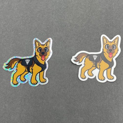 K9 Officer Donut Sticker